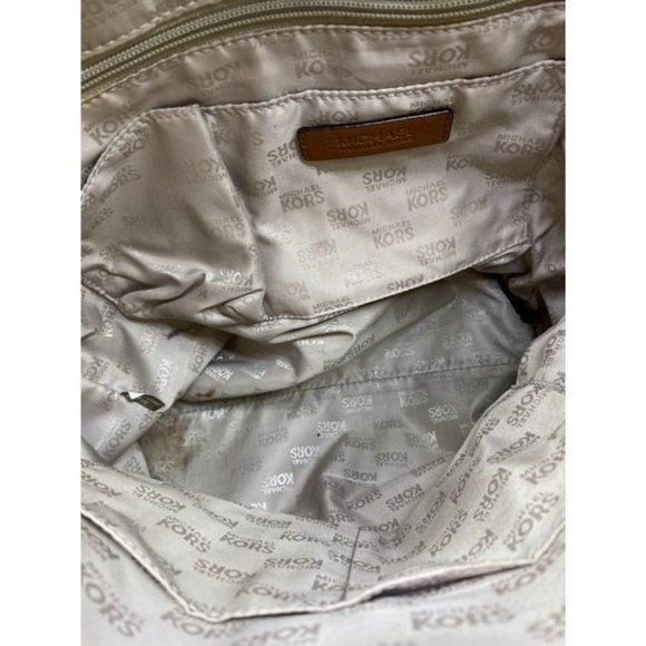 MICHAEL KORS Orange Saffiano Leather Jet Set Tote - Picture 8 of 9